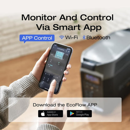 EF ECOFLOW DELTA Pro 7.2Kwh Portable Power Station with Extra Battery