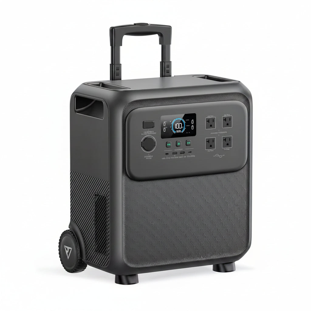2600W Output 3840Wh Power Station Lifepo4 Battery Push Button Start Generator for Home Backup