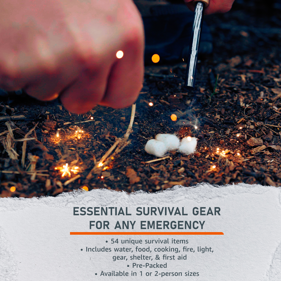 Emerge Survival 72-Hour Emergency Kit — 1 or 2 People