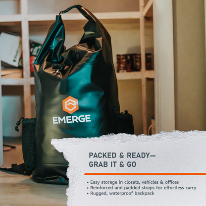Emerge Survival 72-Hour Emergency Kit — 1 or 2 People