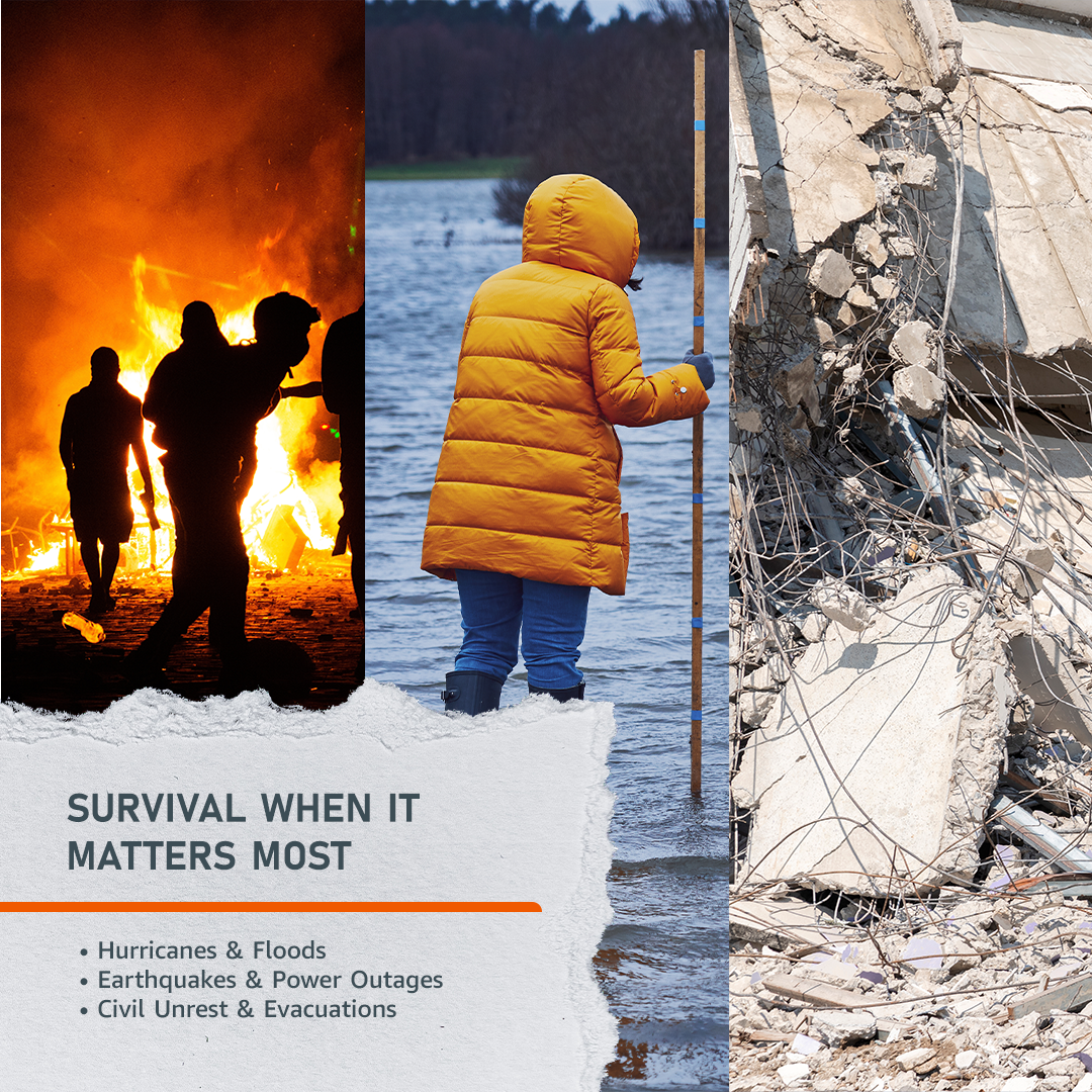 Emerge Survival 72-Hour Emergency Kit — 1 or 2 People