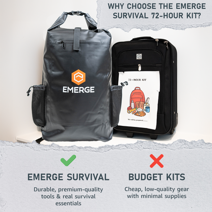 Emerge Survival 72-Hour Emergency Kit — 1 or 2 People