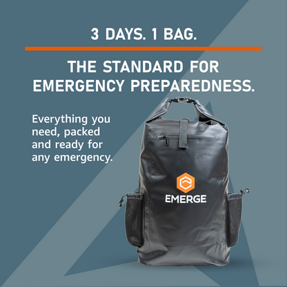 Emerge Survival 72-Hour Emergency Kit — 1 or 2 People