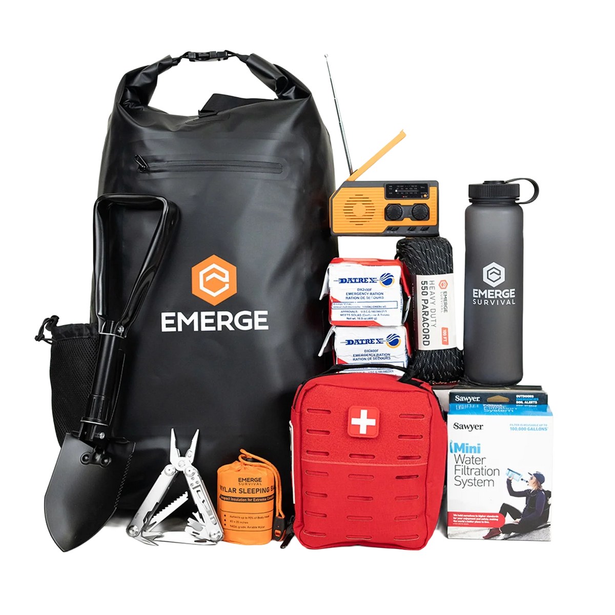 Emerge Survival 72-Hour Emergency Kit — 1 or 2 People