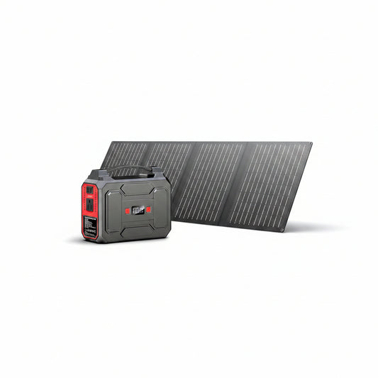 Solar Powered Generator, 100W Portable Power Station with Solar Panels 40W