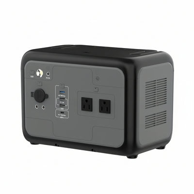 1800W Solar Generator Lifepo4 Battery Home Outdoor Emergency Portable Power Station with Wireless Charging
