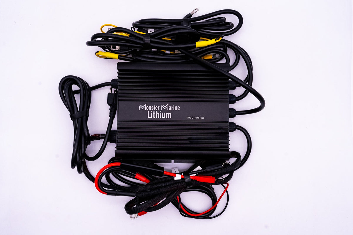 Monster Marine Lithium DYNO4 4-Bank Marine Charger