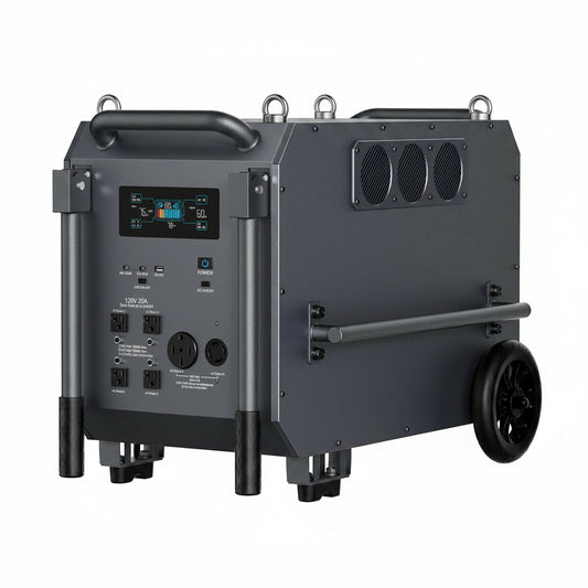 Ark7200 Portable Power Station, 7200W AC, 9792Wh Lifepo4 Battery