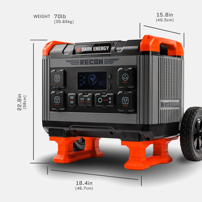 Dark Energy Recon 2000 Portable Power Station — 2,016Wh / 2,400W